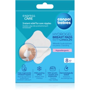 Canpol babies Hydrogel Breast Pads comprese din hidrogel pentru protejarea mameloanelor inflamate cu lanolină - imagine 2